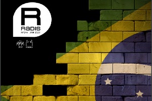 Capa da revista mostra um puro pintado com a bandeira do Brasil e alguns tijolos faltando