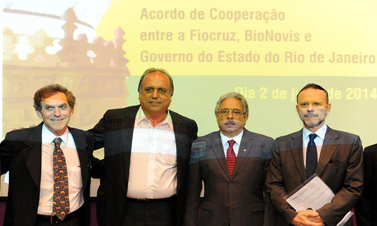 Foto dos representantes das instituições pareceiras do projeto