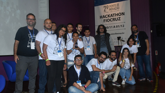 Vencedores do hackathom Fiocruz 2019