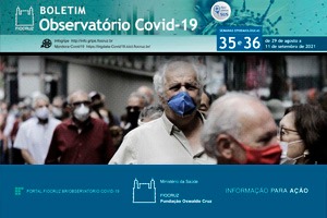 Covid-19: Boletim mostra que número de casos e óbitos tem a maior queda em 2021