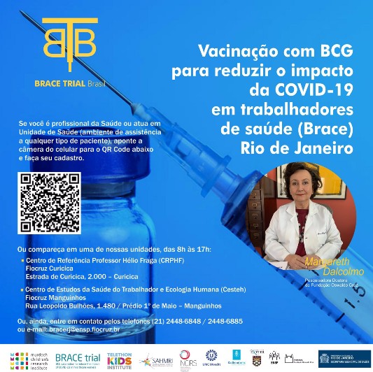 Vacinação BCG para avaliar o impacto da Covid-19 em trabalhadores de saúde