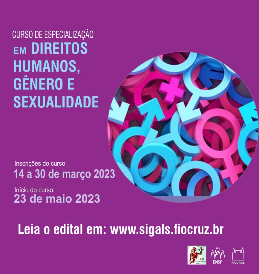 Especialização em Direitos Humanos, Gênero e Sexualidade 2023