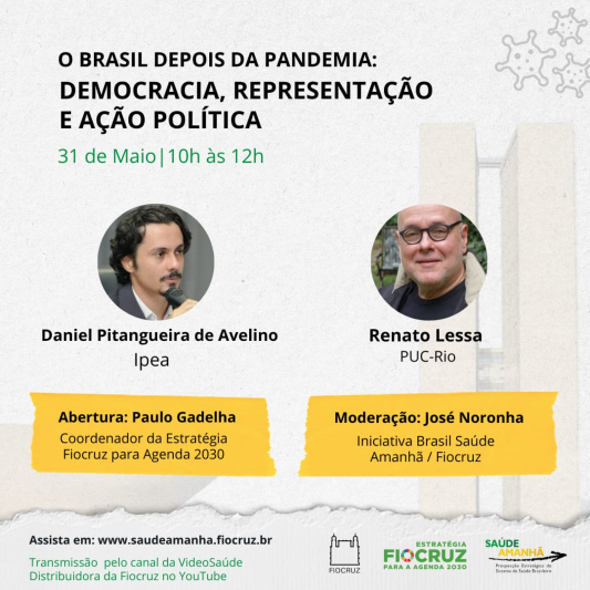 O Brasil depois da pandemia: Democracia, Representação e Ação Política