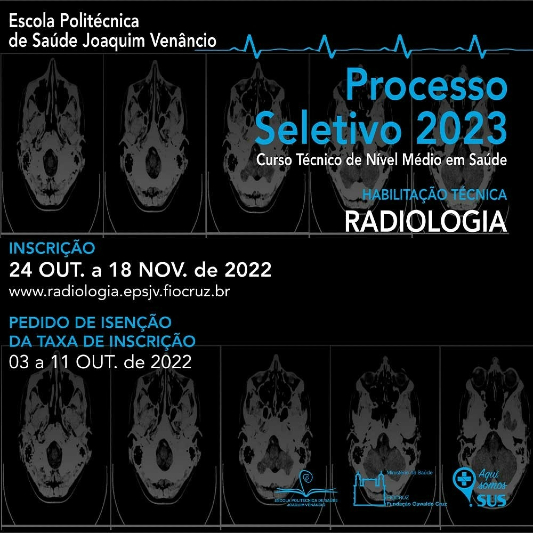 Processo Seletivo 2023 do Curso Técnico de Nível Médio em Saúde com habilitação técnica em Radiologia