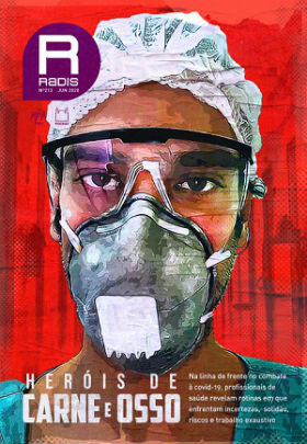 Médico na capa da revista Radis