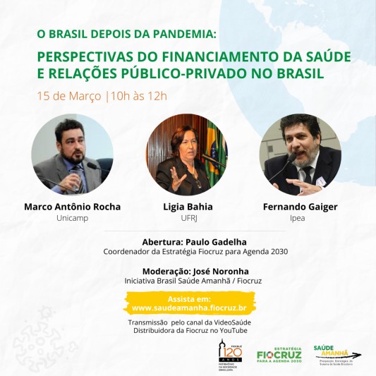 O Brasil depois da pandemia: Perspectivas do Financiamento da Saúde e Relações Público-Privado no Brasil