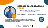 Imagem mostra próxima sessão colaborativa do PROCC, dia 31 de julho, 12h30 com o pesquisador Luiz Max Carvalho