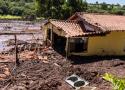 Imagem de uma casa abandonada em meio à lama após rompimento da barragem da mina Córrego do Feijão, da Vale, em Brumadinho (MG)