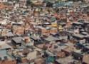Vista aérea de uma favela