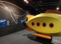 Protótipo de submarino disponível na exposição