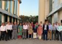 Participantes da inspeção na empresa indiana