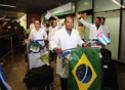 Médicos aprovados no Programa em chegada ao Brasil