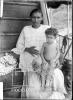 Mãe e filho doentes, exemplo das condições de saúde das populações dos povoados visitados pelas expedições do IOC. (1912-1913). Acervo COC/Fiocruz.