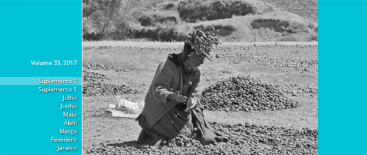 Capa da revista mostrando mulher na lavoura